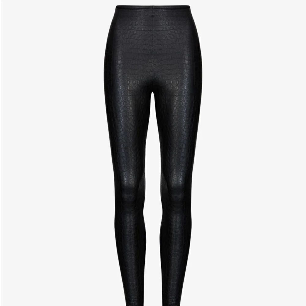 Commando Faux Leather Animal Leggings Croc NEW